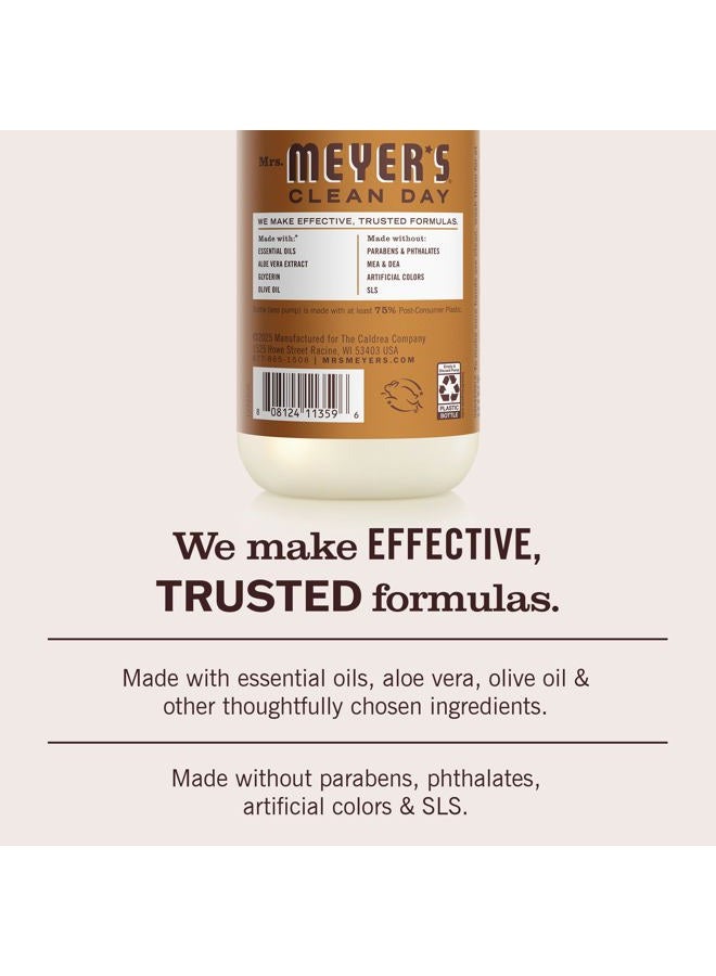 Mrs. Meyer's CLEAN DAY Hand Soap, Made with Essential Oils, Biodegradable Formula, Acorn Spice, 12.5 fl. Oz - Image 4